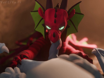 blue_body blue_scales cave countershading deep_throat duo fellatio female female_penetrated feral feral_pov first_person_view frill_(anatomy) gagging genitals glowing glowing_eyes green_eyes humanoid_genitalia humanoid_penis inside licking male male/female male_penetrating male_penetrating_female male_pov multicolored_body oral oral_penetration penetration penile penile_penetration penis penis_in_mouth penis_lick red_body red_scales reverse_countershading scales sex teeth tongue tongue_out two_tone_body vertivari blender_eevee mythology wings_of_fire prismatic_(the_real_pyrite) dragon icewing_(wof) mythological_creature mythological_scalie rainwing_(wof) scalie 3d_(artwork) 3d_animation 4:3 animated digital_media_(artwork) hi_res long_playtime no_sound webm