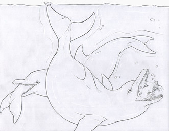 ambiguous_feral ambiguous_gender ambiguous_pred ambiguous_prey blowhole cannibalism dorsal_fin feet_first feral feral_pred feral_prey fin flukes group head_first multiple_pred oral_vore pectoral_fin underwater vore water whiskers strega aquatic cetacean dolphin mammal pinniped sea_lion toothed_whale 2026 greyscale hi_res monochrome