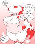 absurd_res anthro big_breasts breasts cleavage clothed clothing comic english_text female hand_on_head hi_res hybrid lagomorph leporid machine mammal mom_bot_(rexon02) rabbit rexon02 robot solo speech_bubble text thick_thighs towel towel_only wide_hips