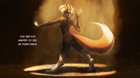 anthro anus bangs biped blonde_hair breasts butt dialogue digitigrade dipstick_tail female female_anthro genitals gloves_(marking) green_eyes hair indoor_nudity inside light looking_at_viewer looking_back looking_back_at_viewer markings multi_breast nipples nude nude_anthro nude_female pose rear_view short_hair small_breasts solo spotlight spotlight_beam supernumerary_breasts tail tail_markings tasteful_nudity text three-quarter_view vulva watsup canid canine fox mammal 16:9 2025 brown_theme digital_media_(artwork) digital_painting_(artwork) english_text full-length_portrait lighting painting_(artwork) portrait shaded soft_shading warm_colors widescreen
