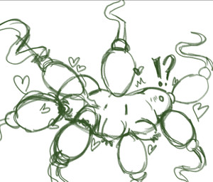 ambiguous_gender feral gangbang group group_sex heart_symbol micro penetration questionable_consent sex shocked sperm_cell surprise_sex surprised surrounded toony x-ray_view mango_margs micro_organism_(organism) tardigrade sketch