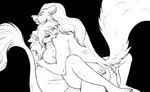 anthro bite breasts duo eyewear female female_penetrated glasses hair long_hair male male/female male_penetrating male_penetrating_female mane nude penetration scratching sex el-gallo alpha_(alphacrow) tass_(tassy) felid hybrid liger lion mammal mephitid pantherine skunk hi_res