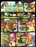 2013 apple_bloom_(mlp) brown_body brown_feathers brown_hair comic cutie_mark cutie_mark_crusaders_(mlp) dialogue earth_pony english_text equid equine feathered_wings feathers featherweight_(mlp) female feral friendship_is_magic green_eyes group hair hasbro hi_res horn horse kitsune_youkai male mammal multicolored_hair my_little_pony mythological_creature mythological_equine mythology orange_body orange_feathers pegasus plant pony purple_eyes purple_hair red_hair scootaloo_(mlp) sweetie_belle_(mlp) text tree two_tone_hair unicorn url wings young young_feral