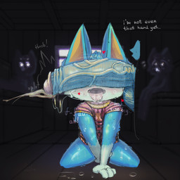 anthro balls big_penis blue_body blue_fur blush bodily_fluids bottomless clothed clothing cum dialogue dripping drooling duo ejaculation erection exhibitionism faceless_character faceless_male fellatio fur genital_fluids genitals hair heart_symbol humanoid_genitalia humanoid_penis male male/male open_mouth oral penile penis penis_covering_eyes penis_on_face public public_exposure saliva saliva_on_face saliva_on_penis saliva_on_tongue saliva_string sex steam sweat sweaty_arms sweaty_legs sweaty_thighs text these_aren't_my_glasses throbbing throbbing_penis tongue tongue_out vein katovox animal_crossing can't_see_the_haters nintendo rover_(animal_crossing) domestic_cat felid feline felis mammal 1:1 2025 absurd_res colored digital_drawing_(artwork) digital_media_(artwork) english_text hi_res meme shaded watermark