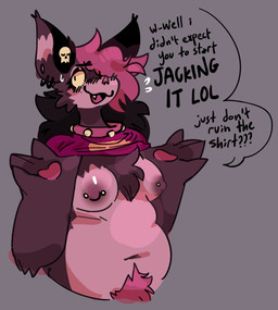 5_fingers anthro areola barbell_piercing bat_ears biped blush blush_lines bodily_fluids body_hair breasts clothing collar cute_fangs ear_piercing ear_ring embarrassed eyelashes fangs female fingers glistening_eyelids hair happy_trail long_eyelashes navel nipple_piercing nipples open_mouth overweight overweight_anthro overweight_female pawpads piercing pink_clothing pink_collar pink_hair pink_nose pink_shirt pink_topwear presenting presenting_breasts pubes ring_piercing shirt shirt_up skull_accessory skull_ear_ring solo spiked_collar spikes sweat sweatdrop teeth topwear yellow_sclera pinkshinyhorns alice_(batchatfanclub) bat mammal hi_res
