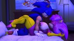 anthro big_breasts big_butt big_penis blue_body breasts bubble_butt butt clothing duo female genitals hair legwear love magenta_fur male male/female penis pink_hair sex sibling_incest siblings_with_benefits stockings vein veiny_penis theashsfm sega sonic_the_hedgehog_(series) sonic_underground sonia_the_hedgehog sonic_the_hedgehog eulipotyphlan hedgehog mammal 16:9 3d_(artwork) digital_media_(artwork) hi_res widescreen incest_(lore)