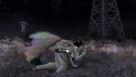 all_fours ambiguous_penetration animal_genitalia animal_penis anthro anthro_on_feral anthro_penetrated ass_to_ass barbed_canine_penis bestiality black_nose black_pawpads black_penis black_tongue bodily_fluids breasts canine_genitalia canine_penis cum cum_drip cum_in_mouth cum_inside cum_on_knot dipstick_tail dripping face_mounting feet fellatio feral feral_penetrating feral_penetrating_anthro feral_penetrating_herm fur genital_fluids genitals group hair herm herm/male herm_penetrated humanoid_feet humanoid_hands hybrid_genitalia hybrid_penis internal internal_oral intersex intersex/male intersex_penetrated invisible invisible_penis invisible_sex iridescent_fur knot knotting leaking_precum male male_penetrating male_penetrating_herm male_penetrating_intersex markings new_vegas oral oral_penetration pawpads penetration penile penile_spines penis pink_penis plantigrade pointy_ears precum precum_on_ground prick_ears raised_leg red_hair red_penis scales sex spitroast tail tail_markings teeth tongue tongue_out tongue_out_fellatio vixx fallout microsoft vixx_(character) canid canine fox mammal night_stalker_(fallout) 16:9 4k absurd_res digital_media_(artwork) digital_painting_(artwork) hi_res painting_(artwork) widescreen