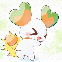 >_< ambiguous_anthro ambiguous_gender anthro biped blush chibi collar eyes_closed green_ears heart_tail mascot open_mouth open_smile orange_collar orange_inner_ear orange_tail smile solo standing tail white_body lucky777 life_corp lalapi mammal mouse murid murine rodent 1:1 absurd_res full-length_portrait hi_res portrait