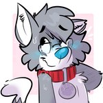 anthro blush collar eyewear glasses male solo toony conditional_dnp sadcat16hrz douglas_cat domestic_cat felid feline felis mammal 1:1 hi_res icon