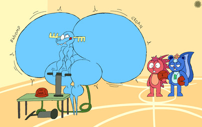 air_freshener air_inflation air_pump anthro antlers ball bar_emanata basketball_(ball) belly big_butt blue_body blue_fur bottom_heavy bubble_butt buckteeth butt butt_expansion countershade_belly countershade_face countershade_tail countershading curvy_figure emanata expansion eyelashes featureless_feet featureless_hands feet female femboy flash_emanata flower_on_head fur furniture group half-closed_eyes hand_on_hip heart_nose heart_symbol hip_expansion holding_basketball horn hose hose_in_butt hose_inflation huge_butt huge_hips huge_thighs hyper hyper_butt inflation jewelry logo male male_focus narrowed_eyes navel necklace on_model onomatopoeia red_body red_fur small_waist sound_effects table tail teeth text thick_thighs thigh_expansion tongue tongue_out trio wide_hips thatdawgmurray happy_tree_friends flaky_(htf) lumpy_(htf) petunia_(htf) deer mammal mephitid moose new_world_deer porcupine rodent skunk 2025 aliasing artist_logo artist_name digital_media_(artwork) hi_res signature