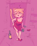 alcohol beverage biped breasts cleavage clothed clothing dress drunk feet female female_humanoid humanoid_feet plantigrade red_clothing red_dress substance_intoxication wine soaphisoap tsukihime type-moon neco-arc animal_humanoid cat_humanoid domestic_cat felid felid_humanoid feline feline_humanoid felis humanoid mammal mammal_humanoid absurd_res hi_res