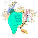 after_vore anthro belly big_belly big_butt butt death digestion duo male male_pred overweight rear_view text vore dongwongtang nintendo pokemon eeveelution generation_3_pokemon generation_6_pokemon milotic pokemon_(species) sylveon 2020 absurd_res english_text hi_res