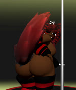 alternative_fashion big_butt butt dark_body dark_skin female freckles hook hook_hand pole scene_(fashion) solo stripper_pole xmarksdasp0t roblox human mammal 3d_(artwork) 3d_animation absurd_res animated blender_(artwork) digital_media_(artwork) hi_res no_sound short_playtime webm