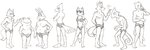 anthro barefoot bikini bulge butt cigarette clothed clothing colored_swimwear feet female flower group male midriff navel overweight overweight_male plant rose_(flower) smoking swimwear topless two-piece_swimsuit thegreatmatsutzu nintendo star_fox falco_lombardi fox_mccloud krystal_(star_fox) leon_powalski panther_caroso peppy_hare slippy_toad wolf_o'donnell amphibian avian bird canid canine canis chameleon felid fox frog lagomorph leporid lizard mammal pantherine rabbit reptile scalie wolf absurd_res black_and_white hi_res monochrome sketch