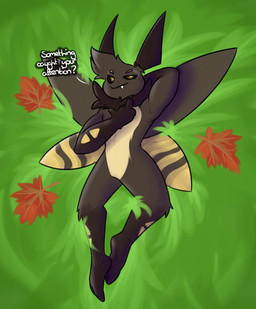 biped feral fur hair looking_at_viewer male nude simple_background smile solo wings lechecker mallow_(auric) arthropod insect lepidopteran moth digital_media_(artwork) hi_res