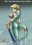 anthro armor blonde_hair breasts butt clothed clothing convincing_weapon ear_piercing female hair holding_melee_weapon holding_object holding_sword holding_weapon long_legs looking_at_viewer melee_weapon muramasa nipples non-mammal_breasts non-mammal_nipples nude piercing skimpy solo sword tail thick_thighs topless unconvincing_armor warrior water weapon unknown_artist mythology dragon mythological_creature mythological_scalie scalie 2003