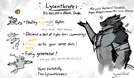 anthro black_body black_fur brochure clothing countershade_fur countershade_torso countershading fur gesture grey_body grey_countershading hand_gesture head_spikes male muscular muscular_male open_mouth open_smile pointing profanity sales_pitch simple_background smile solo spikes spikes_(anatomy) text text_background torn_clothing white_background yellow_eyes themefinland werecreature 2025 artist_name digital_drawing_(artwork) digital_media_(artwork) english_text half-length_portrait hi_res portrait sketch