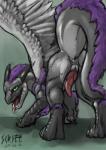 animal_genitalia anus butt erection feathered_wings feathers feral genital_slit genitals horn knot looking_at_viewer looking_back male open_mouth penis raised_tail rear_view solo tail tapering_penis teeth tongue wings scritt mythology zephyr_(dragon) dragon feathered_dragon feathered_scalie mythological_creature mythological_scalie scalie 2015 hi_res