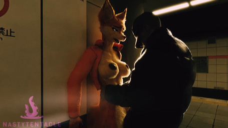 advertisement against_surface against_wall ambiguous_penetration anthro anthro_penetrated big_breasts black_clothing black_coat black_topwear bottomless bottomless_anthro bottomless_female breasts clothed clothing coat dark_nipples duo ear_piercing ear_ring female female_anthro female_penetrated fist fluffy fluffy_tail from_behind_position from_front_position genitals hat headgear headwear human_on_anthro human_penetrating human_penetrating_anthro human_penetrating_female humanoid_genitalia humanoid_penis inside interspecies looking_at_another looking_at_partner male male/female male_human male_penetrating male_penetrating_anthro male_penetrating_female moan multiple_angles open_clothing open_coat open_mouth open_topwear orange_clothing orange_shirt orange_topwear penetration penile penile_penetration penis penis_in_vagina piercing public public_sex public_transportation rapid_transit ring_piercing sex shirt standing standing_sex subway tail text topwear vaginal vaginal_penetration vulva wide_hips nastytentacle sound_warning furromantic_(modeler) canid canine fox human mammal 16:9 3d_(artwork) 3d_animation animated digital_media_(artwork) full_version_at_paywall hi_res long_playtime promotional_material sound url watermark webm widescreen
