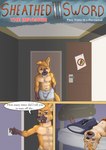 absurd_res among_us anthro bed bedroom canid canine clothing comic cover cover_art cover_page door duo english_text father_(lore) father_and_child_(lore) father_and_son_(lore) furniture hi_res ibera_(liryal) innersloth liryal male mammal maned_wolf open_mouth parent_(lore) parent_and_child_(lore) parent_and_son_(lore) sleeping son_(lore) text underwear young