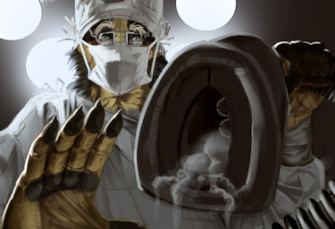 anesthesia anthro backlighting black_background clothing doctor elderly_anthro elderly_male first_person_view gas gas_mask glass gloves handwear latex latex_clothing latex_gloves latex_handwear laughing_gas light male male_anthro mask medical medical_gloves medical_instrument nitrous oxygen_mask scientific_instrument scrubs simple_background solo surgeon surgical_mask surgical_operation uniform kaltag1925 dr._caligari canid canine canis domestic_dog german_shepherd herding_dog mammal pastoral_dog hi_res lighting
