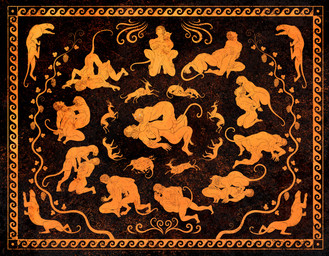 antlers arm_grab ass_up back_bite ball_fondling balls belly_lick belly_riding bestiality bite bound butt clawing claws dominant dominant_female dominant_feral erection facesitting female female_penetrated feral feral_on_feral feral_penetrated feral_penetrating feral_penetrating_feral fondling from_front_position genitals greek greek_pottery group group_sex hands_behind_back hands_tied horn human_on_feral human_penetrating human_penetrating_feral humanoid_genitalia humanoid_penis humanoid_vulva interspecies male male/female male_on_feral male_penetrating male_penetrating_female mating_press muscular muscular_male navel neck_bite nipples nude open_mouth penetration penis pubes retractable_claws sex sitting_on_another style_emulation submissive submissive_human submissive_male tapering_penis teeth teratophilia threesome tongue vaginal vaginal_penetration vulva white_eyes maquenda deer felid feline human mammal 2023 hi_res multiple_images