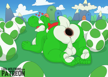 anthro anus balls belly big_balls big_belly big_butt butt egg gaping gaping_anus genitals lying male nude on_front shell short_tail smile solo tail yoshi_egg wolfbuns mario_bros mythology nintendo dinosaur dragon green_yoshi mythological_creature mythological_scalie prehistoric_species reptile scalie yoshi absurd_res alternate_version_at_paywall better_version_at_paywall digital_media_(artwork) hi_res