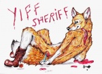 boots brush canine cowboy cute fox looking_at_viewer male paint paintbrush pencil scarf sheriff smile zairahusky
Rating: Safe
Score: 2
User: AwesomeFox
Date: January 19, 2013