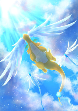 4_wings ambiguous_gender anthro blue_body claws cloud feathered_wings feathers featureless_crotch feral flying group membrane_(anatomy) membranous_wings multi_wing open_mouth orange_body sky skyscape star tail trio unusual_wing_placement white_body white_feathers wings natu_a0z0ra mythology nintendo pokemon pokemon_legends_z-a dragon dragonair generation_1_pokemon generation_9_pokemon mega_dragonite mega_evolution mythological_creature mythological_scalie pokemon_(species) scalie 2026 colored detailed digital_drawing_(artwork) digital_media_(artwork) hi_res shaded signature