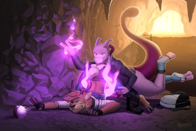 anal anthro cave clothed clothing duo floating from_behind_position genitals magic male male/male oral partially_clothed penis pokeball rimming sex smile tail druidogger milkshakefrappucino nintendo pokemon pat_(lapatte) deer generation_1_pokemon legendary_pokemon mammal mewtwo pokemon_(species) hi_res