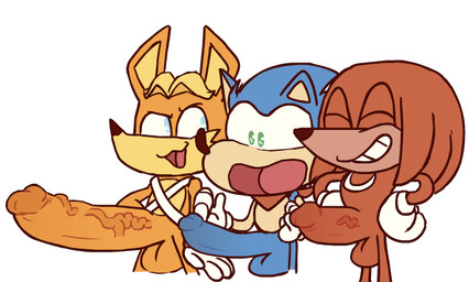 anthro ball_size_difference balls big_penis blue_body blue_fur blue_penis comparing comparing_penis erection fur genitals group male orange_penis penis penis_envy penis_size_difference red_penis simple_background size_difference white_background lovely_star archie_comics sega sonic_the_hedgehog_(archie) sonic_the_hedgehog_(comics) sonic_the_hedgehog_(series) antoine_d'coolette knuckles_the_echidna sonic_the_hedgehog canid canine canis coyote echidna eulipotyphlan hedgehog mammal monotreme 2015