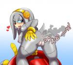 anthro blue_eyes blush duo fart fart_fetish female machine mostly_nude presenting solo_focus nightmare-doom project_x_love_potion_disaster sega sonic_the_hedgehog_(series) fan_character zeta_the_echidna echidna mammal monotreme motobug robot