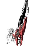 ambiguous_gender anthro clothing cybernetics electricity electronics female futuristic futuristic_armor machine male mecha mechanical_arm melee_weapon not_furry oversized_clothing solo sword weapon aph_(artist) voices_of_the_void ariral cyborg