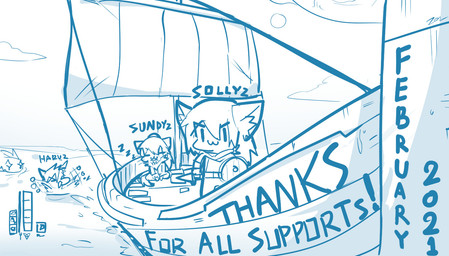 anthro boat cloud ear_tuft female male motion_lines open_mouth sail sailing_boat sailing_watercraft shield sitting sleeping sound_effects sun text tuft vehicle vowelless vowelless_sound_effect water watercraft weapon zzz sollyz haruz sundyz canid canine canis domestic_cat domestic_dog felid feline felis mammal 2021 digital_drawing_(artwork) digital_media_(artwork) english_text monochrome signature sketch