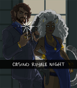 afro anthro armlet bangle biceps blue_eyes bottomwear breasts brown_hair camera_flash classy cleavage clock clothed clothing clothing_lift collared_shirt colored_nails dark_body dark_skin dress duo ear_piercing eyebrow_piercing eyelashes facial_hair facial_piercing facial_scar female fur garter_straps glowing glowing_eyes goatee gold_(metal) gold_jewelry grey_body grey_eyes grey_fur gun gun_holster hair hand_on_hip holding_gun holding_object holding_ranged_weapon holding_weapon humanoid_pointy_ears jewelry leopard_spots lip_piercing long_eyelashes male male/female markings multiple_piercings nails necklace nose_piercing phone_camera piercing pointy_ears ranged_weapon scar selfie septum_piercing shirt skirt skirt_lift snakebite_piercing spots spotted_markings spotted_tail suit tail tail_markings tear_trough text thigh_strap topwear watch weapon white_hair window hizrihel_(artist) microsoft snapchat the_elder_scrolls demetri_malius_(hizrihel) ra'tima-daro_(hizrihel) human humanoid mammal ohmes-raht english_text