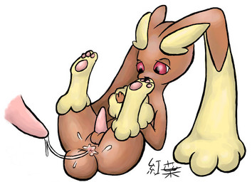 after_sex anthro anus balls bodily_fluids cum cum_in_ass cum_inside cum_string disembodied_penis duo genital_fluids genitals looking_at_genitalia looking_at_penis male male/male pawpads penis pink_pawpads simple_background sitting tail tail_anus tapering_penis momiji-kun nintendo pokemon ambiguous_species generation_4_pokemon lopunny pokemon_(species) digital_media_(artwork) signature