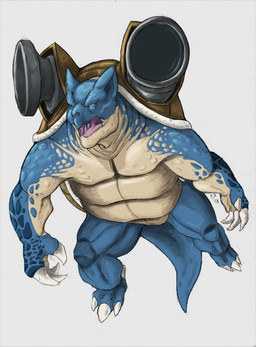 3_toes 4_fingers ambiguous_gender anthro blue_body blue_scales brown_shell claws countershade_arms countershade_face countershade_neck countershade_scales countershade_torso countershading feet finger_claws fingers front_view grey_background looking_at_viewer open_mouth pink_tongue scales semi-anthro shell simple_background solo tail tan_body tan_countershading tan_scales toe_claws toes tongue tongue_showing white_sclera yellow_eyes deriaz nintendo pokemon blastoise generation_1_pokemon pokemon_(species) 2013 digital_drawing_(artwork) digital_media_(artwork) full-length_portrait portrait signature