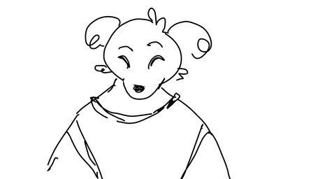 ambiguous_gender anthro clothing command eyes_closed giving_paw longsleeve looking_at_viewer paws solo sweater topwear dvoykin canid canine canis domestic_dog mammal 16:9 2024 animated short_playtime sketch widescreen