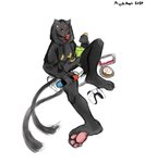 anthro arms_bent bent_leg black_clothing black_hoodie black_topwear briefs clothing controller controller_on_ground drawyourfursona duo electronics extended_leg food game_console game_controller holding_console holding_object holding_switch hoodie hoodie/briefs_meme knee_pulled_up male planted_leg playstation_controller raised_hand sitting switch_console topwear tucked_arm underwear white_clothing white_underwear wireless_controller miyukiaya dualsense meme_clothing nintendo nintendo_switch playstation playstation_5 sony_corporation sony_interactive_entertainment domestic_cat felid feline felis mammal meme