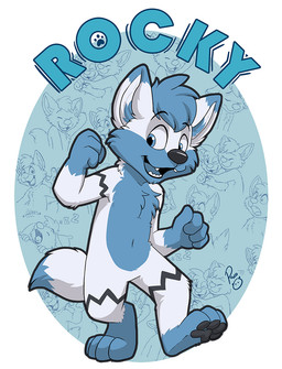 anthro black_markings black_nose black_pawpads blue_body blue_eyes blue_fur blue_hair blue_inner_ear_fluff blue_tongue cheek_tuft clothed clothing dipstick_ears ear_markings facial_tuft front_view fur glistening glistening_eyes hair inner_ear_fluff looking_at_viewer male markings multicolored_ears nude open_mouth open_smile pawpads short_hair smile solo standing tongue tuft white_body white_fur white_inner_ear young young_anthro young_male pandapaco canid canine mammal full-length_portrait portrait