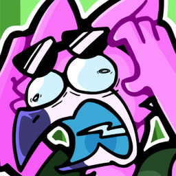 anthro beak blue_mouth chaos eyewear eyewear_on_head fur male open_mouth pink_body pink_fur screaming sharp_beak solo sunglasses sunglasses_on_head tongue crudeburger european_mythology greek_mythology mythology vomix_(crudeburger) avian bird felid feline flamingo hippogriff mammal mythological_avian mythological_creature 1:1 icon