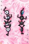 1_eye 2016 2:3 absurd_res bed bedroom_eyes black_body black_eyes character_cipher conjoined custom_unown_form dakimakura_design digital_media_(artwork) embarrassed english_text eye_creature eyelashes fan_character female furniture generation_2_pokemon generation_3_pokemon glistening group half-closed_eyes hi_res inviting letter_creature looking_at_viewer lying metallic_body multi_eye narrowed_eyes nintendo not_furry pinup pokemon pokemon_(species) pose presenting seductive sprite text translated unown_! unown_(pokemon) unown_? unown_e unown_s unown_text unown_x unown_y yxes znhc