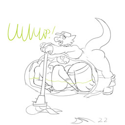 ambiguous_gender ambiguous_pred ambiguous_prey anthro anthro_pred anthro_prey belly big_belly bodily_fluids burping cleaning_tool clothed clothing duo fully_inside huge_belly hyper hyper_belly internal mop nude oral_vore same_size_vore soft_vore sound_effects stomach_acid vore dirtymac angelbird_(serene_440) angel avian bird kobold scalie 1:1 absurd_res hi_res
