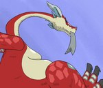 belly big_belly claws dragon hi_res horn long_neck male moobs mythological_creature mythological_scalie mythology nintendo overweight overweight_male scalie solo speence_(artist) the_legend_of_zelda valoo wind_waker