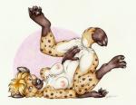 anthro anus breasts female fingering fingering_self genitals looking_at_viewer masturbation nipples nude pussy solo vaginal vaginal_fingering vaginal_masturbation cayleth hyena mammal spotted_hyena