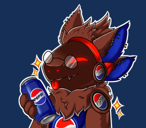 4_ears anthro beverage beverage_can brown_body brown_fur can container ear_piercing eyewear fur glasses holding_can holding_container holding_object machine male multi_ear multiple_ear_piercings piercing round_glasses soda solo tongue tongue_out wearing_glasses justvavx pepsi p3p51 protogen alpha_channel hi_res nonbinary_(lore) trans_(lore) trans_man_(lore)