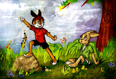 bottomwear briefs clothing duo male shorts underwear upshorts mabaya soyuzmultfilm well_just_you_wait! zayats_(wjyw) hare lagomorph leporid mammal rabbit hi_res