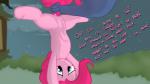 16:9 dangling digital_media_(artwork) duo earth_pony equid equine female female_focus feral friendship_is_magic hasbro horse in_heat male male/female mammal my_little_pony myfriendsmustntknow navel pinkie_pie_(mlp) pony restrained solo_focus spread_legs spreading text widescreen