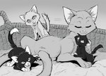2020 :3 azzai brother_(lore) brother_and_sister_(lore) brothers_(lore) claws daughter_(lore) digital_drawing_(artwork) digital_media_(artwork) domestic_cat eyes_closed family felid feline felis female feral greyscale group kemono looking_up lying male mammal monochrome mother_(lore) mother_and_child_(lore) mother_and_daughter_(lore) mother_and_son_(lore) open_mouth open_smile parent_(lore) parent_and_child_(lore) parent_and_daughter_(lore) parent_and_son_(lore) pawpads paws quince_(warriors) ruby_(warriors) scourge_(warriors) shaded sibling_(lore) sister_(lore) smile socks_(warriors) son_(lore) tail warriors_(book_series) young young_female young_feral young_male