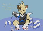 2018 anthro beverage_can blue_eyes bodily_fluids bodily_noises bottomwear bulge clothed clothing controller cord dialogue domestic_cat english_text felid feline felis front_view fully_clothed fur game_controller gaming genital_fluids hi_res hindpaw holding_controller holding_game_controller holding_object hoodie male mammal multicolored_body multicolored_fur omorashi pawpads paws peeing playing_video_game ritz_(ritzcat) ritzcat rumbling_stomach scat_desperation shaking shorts simple_background sitting solo sound_effects stuttering text topwear trembling two_tone_body two_tone_fur uncomfortable upset_stomach urine vowelless vowelless_sound_effect vowelless_vocalization watersports wetting white_body white_fur wired_controller yellow_body yellow_fur